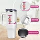 thumbnail image 3 of Vaso AiHeart de acero inoxidable de 40 oz con asa y pajita, 3 of 7