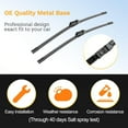 thumbnail image 2 of ORUYROP 26" 20" 14" Windshield Wiper Blades Replacement for Subaru Ascent 2019 2020 2021 Premium All Weather (Pack of 3), 2 of 7