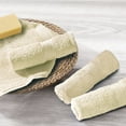 thumbnail image 4 of MALLONI HOME Ultra Soft Cotton Washcloths, Contains 12 Piece Face Cloths 12x12 inch, Ideal for Everyday use Face Towels, Compact & Lightweight Multi Purpose Washcloths - Ivory, 4 of 5