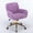 Violet, variant on Jopath Home Office Chair Computer Chair,Modern Upholstered Tufted Swivel Office Chair Adjustable Desk Chair with Wheels,Orange