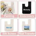 thumbnail image 5 of Muka Cotton Canvas Knot Bag, Small Knot Closure Wrist Tote Bag, Natural Wristlet Makeup Pouch, 5 of 8