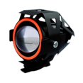 thumbnail image 3 of Faro LED genérico para motocicleta, lámpara de conducción para motocicleta, modificación de aluminio Rojo, 3 of 8