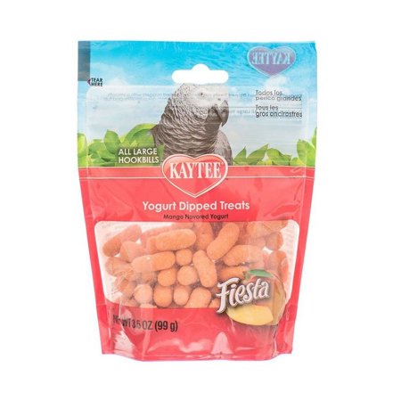 UPC: 0071859998497 | Kaytee Fiesta Mango Yogurt Dipped Parrot Treats 3.5 Oz.