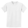 thumbnail image 3 of Port & Company Youth Cotton Essential T-Shirt. White. L., 3 of 6