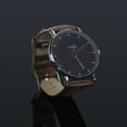 thumbnail image 3 of Montres Ultra Fines pour Hommes, Montre à Quartz en Maille d'Acier Inoxydable, 3 of 7