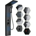 thumbnail image 4 of LED Shower Panel Tower System Rainfall Head Massage Shower System Body Jet, 4 of 15