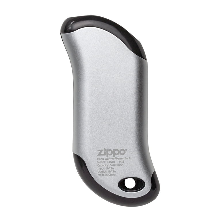 Zippo, Silver HeatBank 9s Rechargeable Hand Warmer, 5200 mah, One