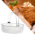 thumbnail image 4 of para freidora de material acero inoxidable 304, accesorios para freidora de aire, de malla multiusos, para contenedor de alimentos Gloria Cesta de freidora de aire, 4 of 7