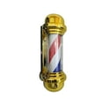 thumbnail image 5 of FITYLE Barber Pole Led Lights Barbershop Light Fixture Wall Hanging Salon Rotating Light Hair Salon Barber Shop Open Sign for Outside, 5 of 9