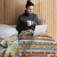 thumbnail image 3 of LHSHID 40th Birthday Gifts Ideas for Women 40 Year Old Birthday Gifts for Women Funny Happy 40 Year Old Birthday Decorations for Her Soft Blanket 50"x60", 3 of 7
