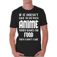 thumbnail image 1 of I Don't Care T Shirt for Men Sarcastic Men's Novelty Top Video Game Kawaii Manga Anime Shirt Tee For Adult, Men, Women, Teen, Teenager, Adolescent, Youth, 1 of 6