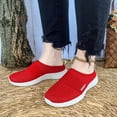 thumbnail image 4 of longantii Mules for Women Summer Orthopedic Shoes with Arch Support Diabetic Air-Cushion Slip-On Walking Shoe Breathable Hollow Out Clogs Lightweight Open Back Shoes Comfortable Closed Toe Mules, 4 of 4