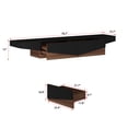 thumbnail image 2 of MONSLIPA Media Console TV Stand - Stylish, with 2 Drawers, Modern Living Room Decor, Black, 2 of 6