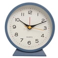 thumbnail image 1 of Reloj despertador Matsuzay de Metal azul con movimiento silencioso, 1 of 6