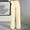 Beige, variant on Women's Dress Pants Business Casual Formal Wedding Suit Pants Wide Straight Leg Loose High Waist Pants