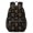 Dog Paw Print and Bone Black, variant on Dog Costume White Pattern 17" Waterproof Oxford School Backpacks for Teens, S-Shape Padded Straps, for School, Travel, Hiking, Camping