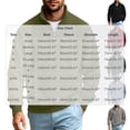 thumbnail image 6 of Fmbrln Fall Winter Mens Quarter Zip Sweatshirt Knit Stand Collar Long Sleeve Shirts Solid Color Pullover Tops with pocket Dark Gray XL, 6 of 6