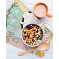 thumbnail image 3 of Easter Kitchen Dish Towels for Drying Dishes Set of 2, Spring Colorful Bunny Eggs Flower Wood Grain Waffle Weave Microfiber Hand Tea Bathroom Towels Quick Dry & Absorbent Towel 12x12, 3 of 7