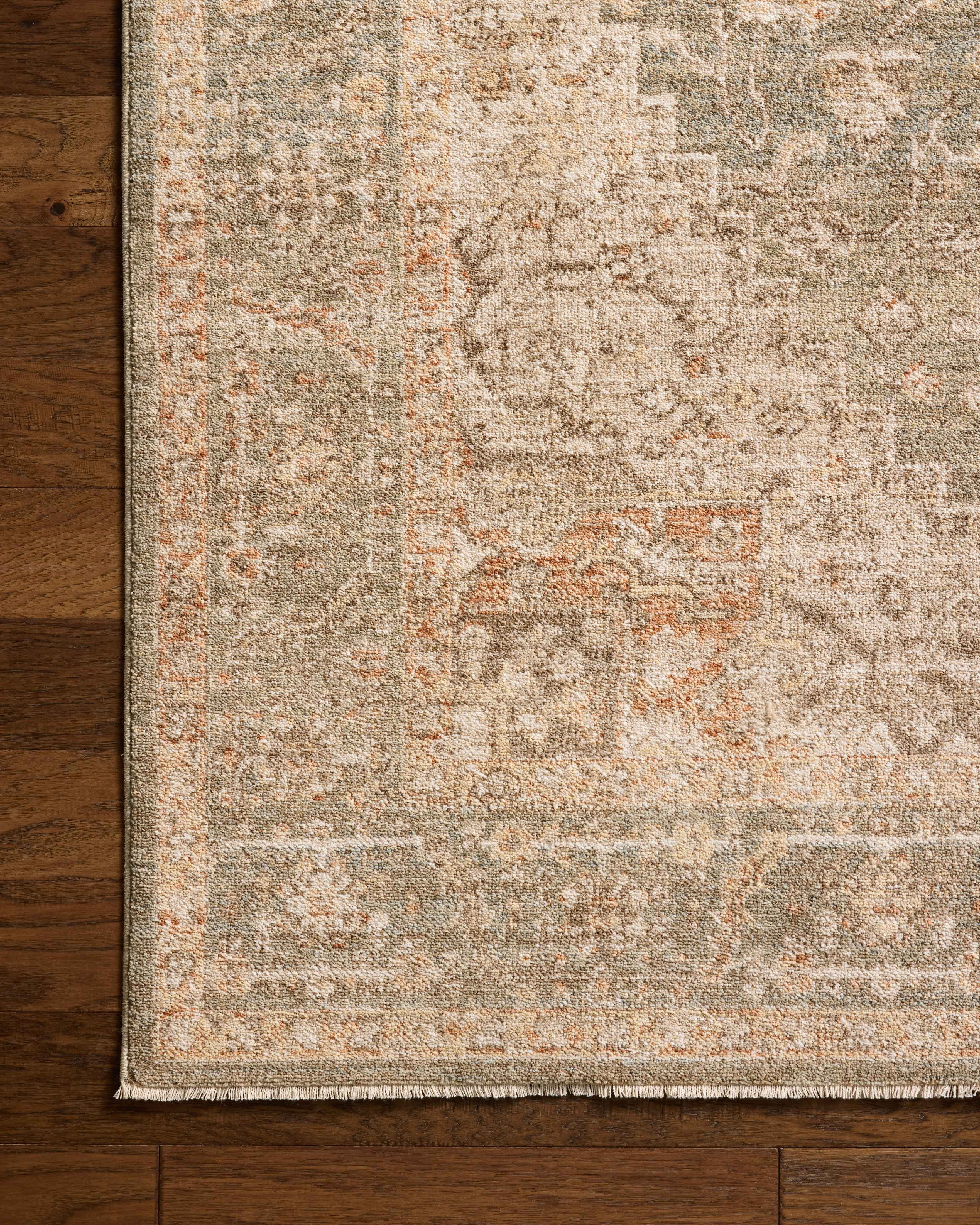 Chris Loves Julia x Loloi Palma Olive / Spice 6'-3" x 9'-6" Area Rug
