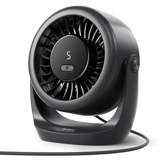 Ventilador de Escritorio Diveblues TurboBreeze USB 5 Velocidades Rotación 360°
