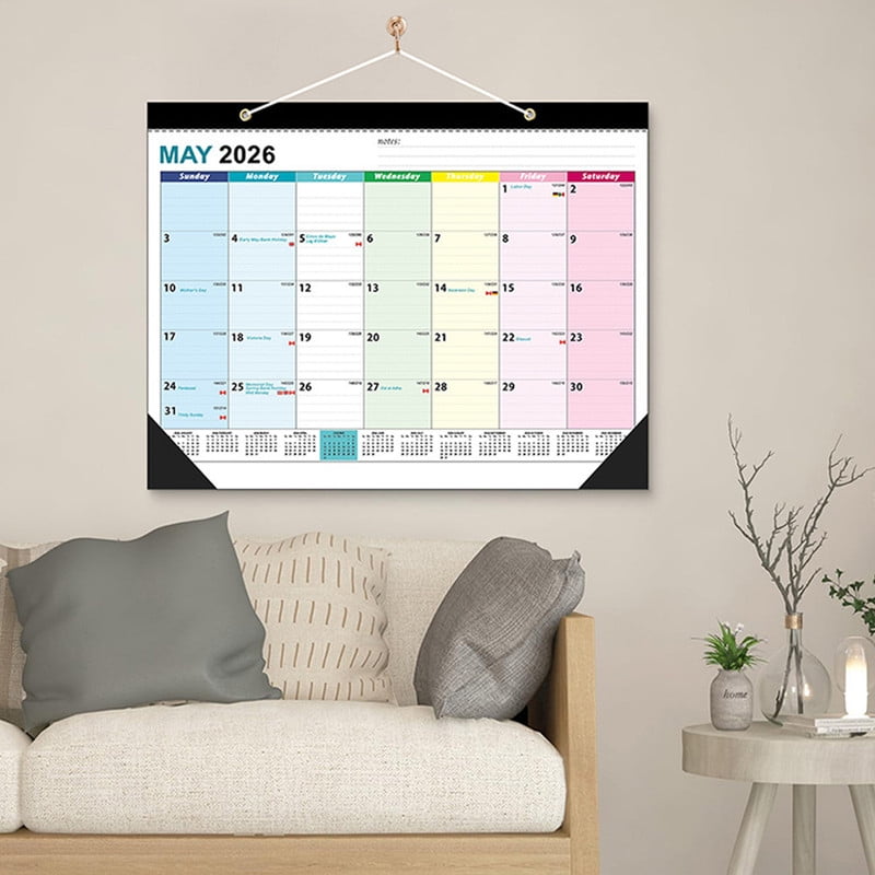 Desk Calendar 2026-2027 Large 22" x17", Wall Calendar from January 2026 - June 2027, Office Supplies Desktop Monthly Calendar for Home Classroom & Office or Teacher Gifts