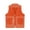 Orange, variant on RMGVDSD Kids Safety Vest Mesh Breathable Kids Safety Reflective Vest With Pockets And Zipper Work Vest For Adults And Youth Basic Tees Soft Tops for 13-14 Years