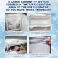 thumbnail image 4 of Fridge Freezer Defrosting Spray, Refrigerator Defrosting Deicer Spray, Freezer Defroster Sprays, De-Icer for Refrigerator Defroster, Efficiently Fast Removes Ice Buildup (1PC), 4 of 7