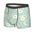 thumbnail image 2 of Naloa Floral Daisy Print Mens Underwear - Boxers for Men, Classic Briefs for Men, 2 of 9