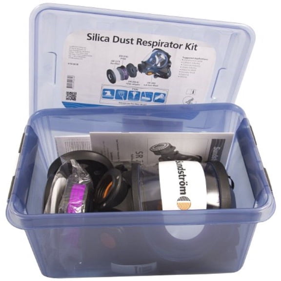 Sundstrom Safety Half Mask Air Purifying Respiration Silica Dust Kit - M/l
