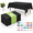 Black-54" X 108" Rectangle, variant on Plastic Table Cloth Disposable 54x108 Inch 10 Pack Rainbow