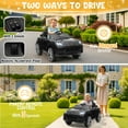thumbnail image 5 of UBesGoo 12V Kids Ride on Car Toys, Licensed Porsche Cayenne Powered Electric Car for Kids, Parent Remote Control, Black, 5 of 9