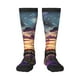 thumbnail image 1 of Balery Starry Night Purple Irises Calcetines novedosos Calcetines deportivos Calcetines hasta la rodilla Calcetines de algodón Calcetines originales y geniales, 1 of 6