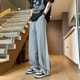 thumbnail image 3 of Pantalones casuales de verano de seda de hielo para hombre, pantalones holgados clásicos vintage de estilo coreano, frescos, finos, Xxxl, Y2k, baratos, para hombre, 3 of 5