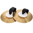 thumbnail image 1 of Raindrops 1 Paire de Cymbales Rondes en Métal pour Pratiques de Groupe et Spectacles Scolaires, 1 of 8