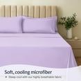 thumbnail image 3 of LuxClub California King Bed Sheet Set, Deep Pocket, Wrinkle Resistant, Lavender, 4 Piece, 3 of 9