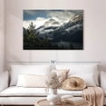 thumbnail image 2 of Elephant Stock Mountain Top Wall Art - Horizontal Canvas Wall Art - Living Room Wall Decor - Nature Canvas - White And Blue Decor - 45" x 30", 2 of 8