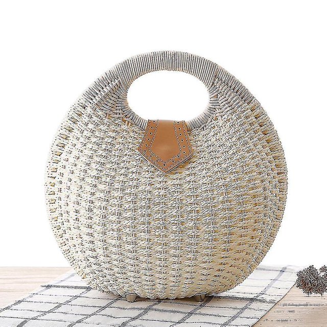 Bolsos de paja S para mujer Bolso tejido Bolso de playa Bolsos y monederos de mujer