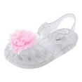 thumbnail image 4 of BAnala Girls Sandals Baby Girls and Toddler Jelly Fisherman Sandals, Ombre Multicolor White,1.5, 4 of 4