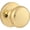 Polished Brass, variant on Kwikset Juno Half-Dummy Knob in Satin Nickel - 97880-668