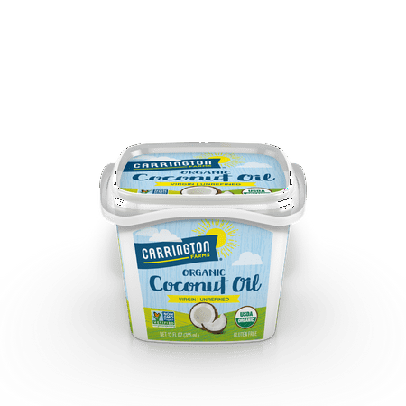Carrington Farms 100% Organic Virgin Coconut Oil, 12 oz