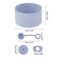 thumbnail image 2 of Unique Bargains Cup Sleeve and Straw Plug Set for Cup Accessories Purple, 2 of 5