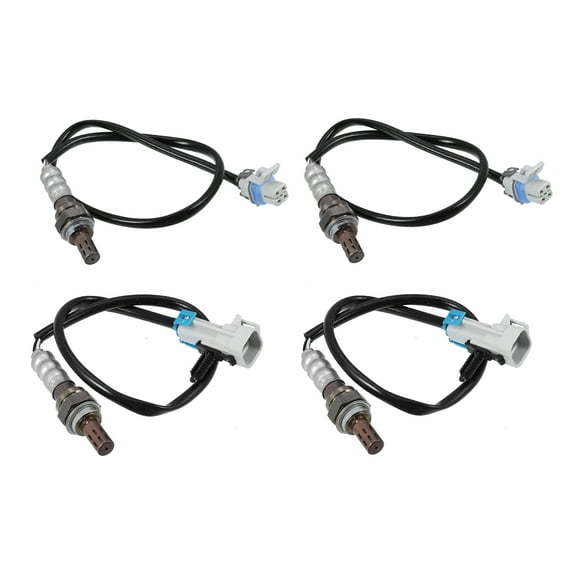 Unique Bargains 4pcs 213-4229 234-4668 Upstream Downstream Sensors Oxygen Sensor O2 for Cadillac Escalade for Chevrolet Black