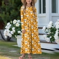 thumbnail image 3 of DISNIMO Halloween Rabbit Girls Long Sleeve Dresses Size 5-6 Dress with Long Sleeves and Pockets for Kids Long Sleeve Mini Dress Casual Swing Dress Long Frocks for Kids, 3 of 7