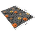 thumbnail image 4 of Halloween Pumpkins and Bats Blanket,Comfortable Soft Lamb Wool Throw Blanket,All Season,Warm Lightweight Blankets for Sofa Bed Couch Living Room Chair,40"x50", 4 of 4