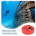 thumbnail image 2 of Cinturón de peso de buceo Sonducket Silicona elástico 1,3 m Rojo, 2 of 6