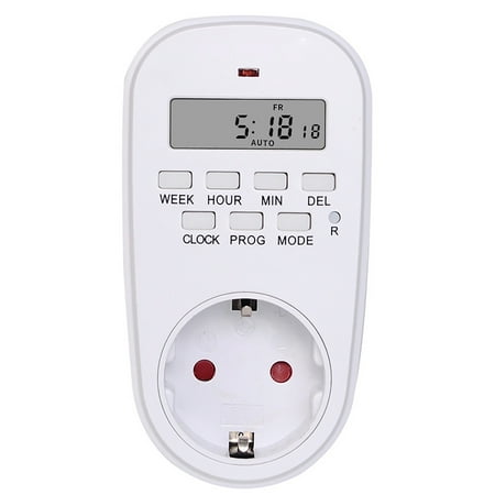 

SouthEle Timer Outlet Practical Energy-saving ABS Appliance Timer with Outlet for Home