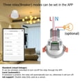 thumbnail image 3 of Sensor de presencia Sensor de movimiento inteligente WenzhiIoT ZigBee 5.8 GHz, 3 of 7