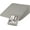 Light Grey, variant on CirclesHome Wedge Pillow Cover 100% Cotton, Zippered Wedge Pillow Case Protector, Soft, Hypoallergenic & Breathable - Dark Grey (25Wx26Lx7.5)