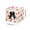 thumbnail image 2 of Tepsmf Cosmetic Storage Basket Desktop Item Organizer Small Storage Bag Box Square 6 IN 1 PC, 2 of 6
