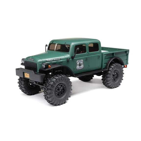 Axial SCX24 40's 4 Door Dodge Power Wagon Green 1/24 4 Wheel Drive-RTR AXI00007T2